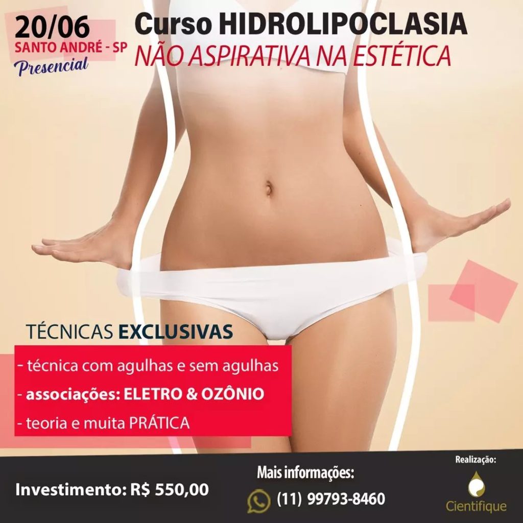 Curso de HIDROLIPOCLASIA NÃO ASPIRATIVA NA ESTÉTICA